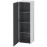 Armoire Duravit L-CUBE 400x363x1320mm ouverture droite blanc brillant