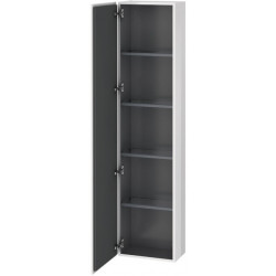 Armoire L-CUBE 400x243x1760mm ouverture droite blanc brillant lack