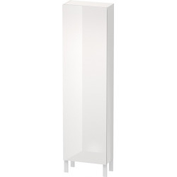 Armoire L-CUBE 500x243x1760mm ouverture gauche blanc brillant lack
