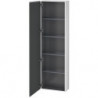 Armoire L-CUBE 500x243x1760mm ouverture droite blanc brillant lack