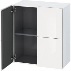 Armoire Duravit L-CUBE 700x363x800mm blanc brillant lack