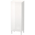 Armoire Duravit L-CUBE 500x363x1320mm ouverture droite blanc brillant