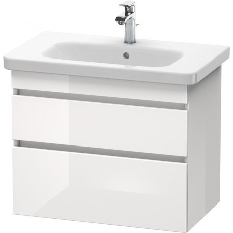 Meuble sous-vasque DURASTYLE 448x730x610mm blanc brillant
