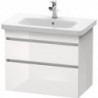 Meuble sous-vasque DURASTYLE 448x730x610mm blanc brillant