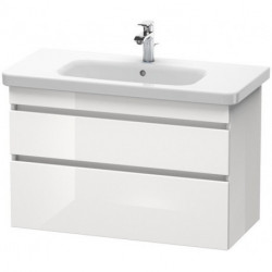Meuble sous-vasque DURASTYLE 448x930x610mm graphit matt/blanc mat