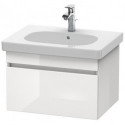 Meuble sous-vasque DURASTYLE 453x600x398mm blanc brillant