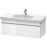 Meuble sous-vasque DURASTYLE 453x1000x398mm blanc brillant