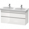 Meuble sous-vasque DURASTYLE 453x1150x610mm blanc brillant