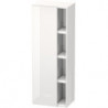 Armoire DURASTYLE 360x500x1400mm ouverture droite blanc brillant/blanc mat
