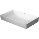 Vasque à poser DURASQUAdroite sans débordement o trou B geschl 600x345mm blanc