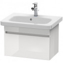 Meuble sous-vasque DURASTYLE 368x580x398mm taupe/blanc mat