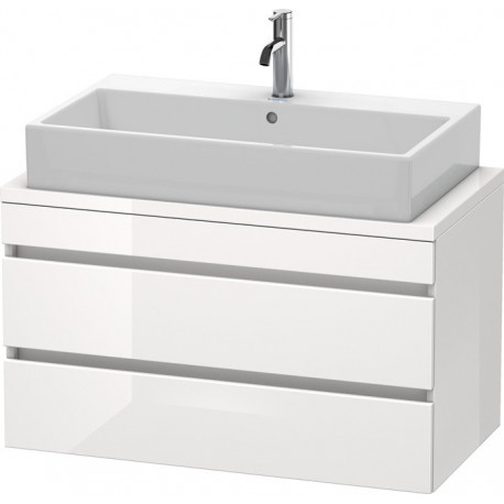 Meuble bas console DURASTYLE 512x900x478mm blanc brillant