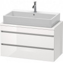 Meuble bas console DURASTYLE 512x900x478mm blanc brillant