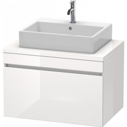 Meuble bas console DURASTYLE 512x800x548mm blanc brillant