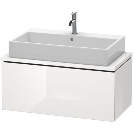 Meuble bas console L-CUBE 400x920x477mm blanc mat