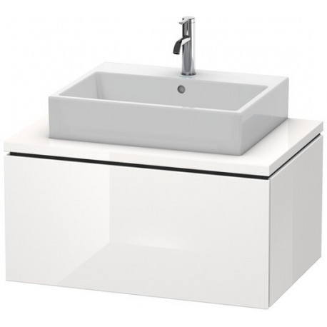 Meuble bas console L-CUBE 400x820x547mm blanc mat