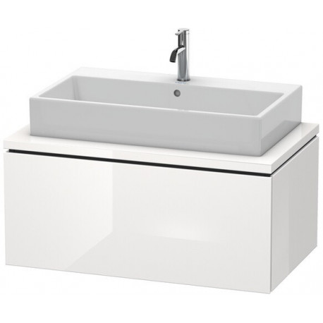 Meuble bas console L-CUBE 400x920x547mm blanc mat