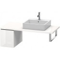 Meuble bas console L-CUBE 400x320x547mm blanc brillant