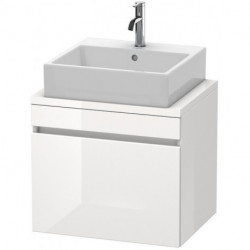 Meuble bas console DURASTYLE 512x600x478mm basalt matt/blanc mat