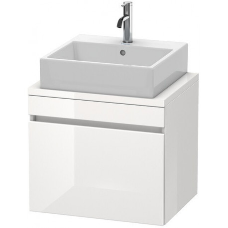 Meuble bas console DURASTYLE 512x600x478mm basalt matt/blanc mat