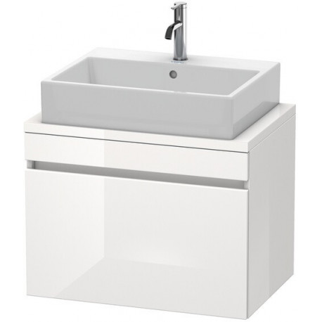 Meuble bas console DURASTYLE 512x700x478mm graphit matt/blanc mat