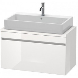 Meuble bas console DURASTYLE 512x900x478mm blancis brillant/blanc mat