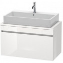 Meuble bas console DURASTYLE 512x900x478mm blanciss matt/basalt mat