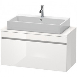 Meuble bas console DURASTYLE 512x1000x478mm basalt matt/blanc mat