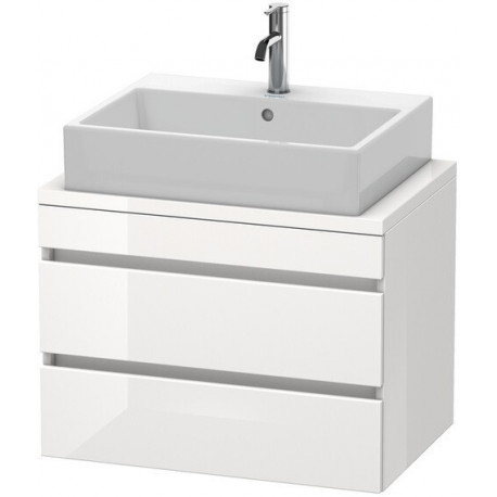 Meuble bas console DURASTYLE 512x700x478mm basalt matt/blanc mat