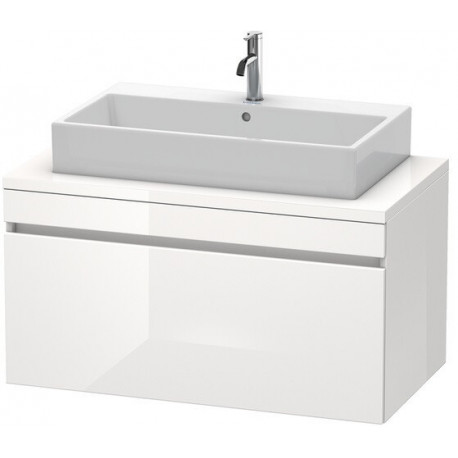 Meuble bas console DURASTYLE 512x1000x548mm basalt matt/blanc mat