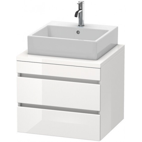 Meuble bas console DURASTYLE 512x600x548mm basalt matt/blanc mat