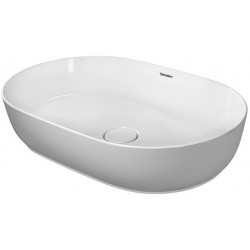 Vasque à poser LUV sans débordement trou B 600x400mm o troublanc sd-ma