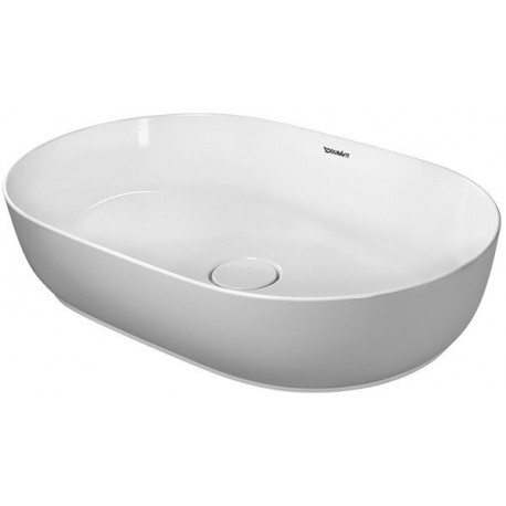 Vasque à poser LUV sans débordement trou B 600x400mm o troublanc sd-ma