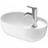 Vasque à poser LUV sans débordement trou B 420x270mm 1 troublanc sd-ma