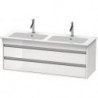 Meuble sous-vasque KETHO 480x1270x475mm blanc mat