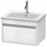 Meuble sous-vasque KETHO 410x600x475mm blanc brillant