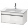 Meuble sous-vasque KETHO 410x800x475mm blanc brillant