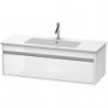 Meuble sous-vasque KETHO 410x1200x475mm blanc brillant