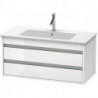 Meuble sous-vasque KETHO 480x1000x475mm blanc brillant