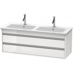 Meuble sous-vasque KETHO 480x1270x475mm blanc brillant