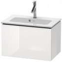 Meuble sous-vasque Duravit L-CUBE Compact 400x620x391mm blanc mat