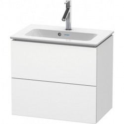 Meuble sous-vasque Duravit L-CUBE Compact 550x620x391mm blanc mat