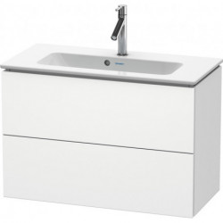 Meuble sous-vasque Duravit L-CUBE Compact 550x820x391mm blanc mat