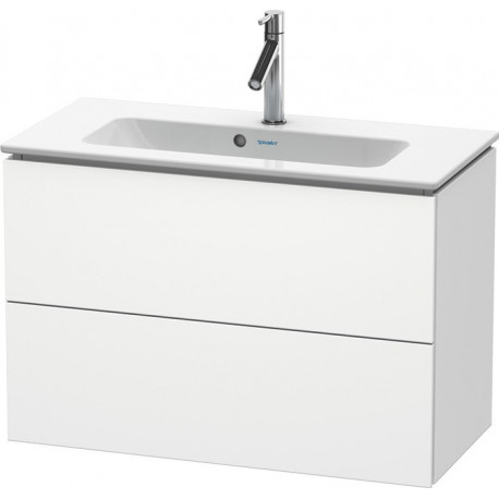 Meuble sous-vasque Duravit L-CUBE Compact 550x820x391mm blanc mat