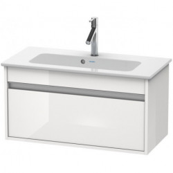 Meuble sous-vasque KETHO COMPACT 410x800x385mm blanc mat