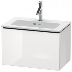 Meuble sous-vasque Duravit L-CUBE Compact 400x620x391mm blanc brillant lack