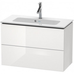 Meuble sous-vasque Duravit L-CUBE Compact 550x820x391mm blanc brillant lack