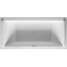 Baignoire Bain à remous rectangulaire STARCK 241 l 190x90 blanc, 2 dossiers Air-Syst