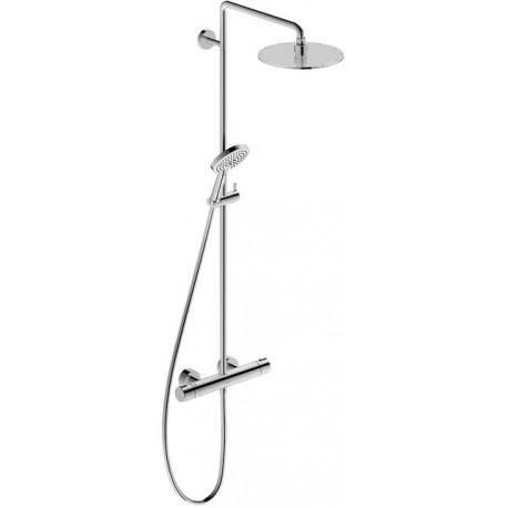 Système de douche mitigeur de douche C.1avec Thermostat de douche chromé 
