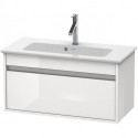 Meuble sous-vasque KETHO COMPACT 410x800x385mm blanc brillant